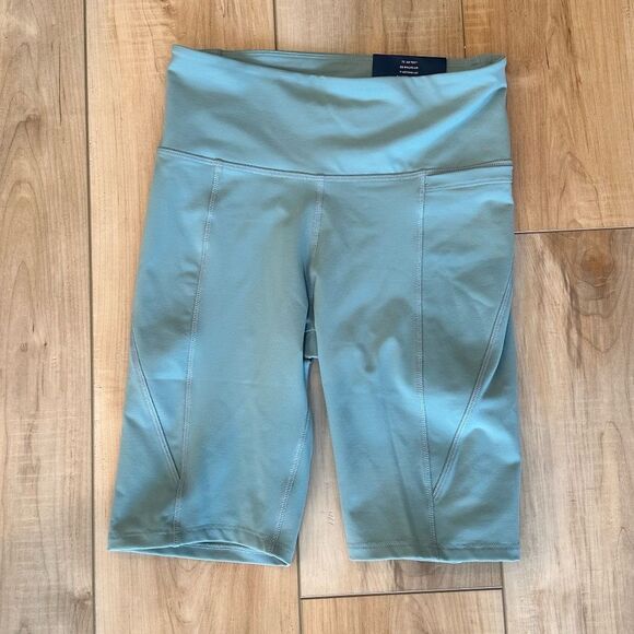 NWT Reebok Women's Lux High-Rise Bike Shorts - Harmony Green Small - Picture 1 of 7